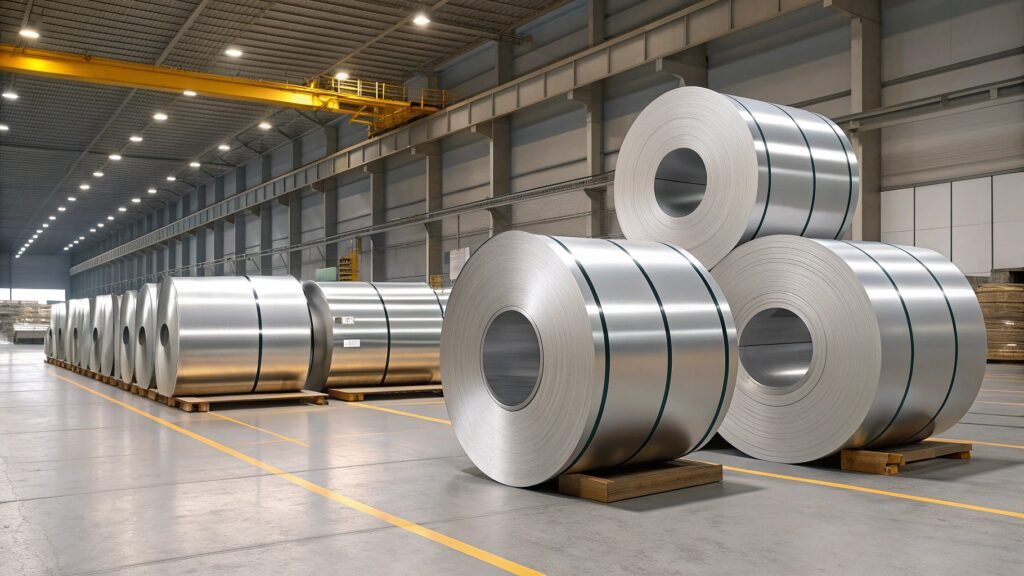 A close-up microscopic view comparing the grain structure of forged aluminum (aligned) versus cast aluminum (random).